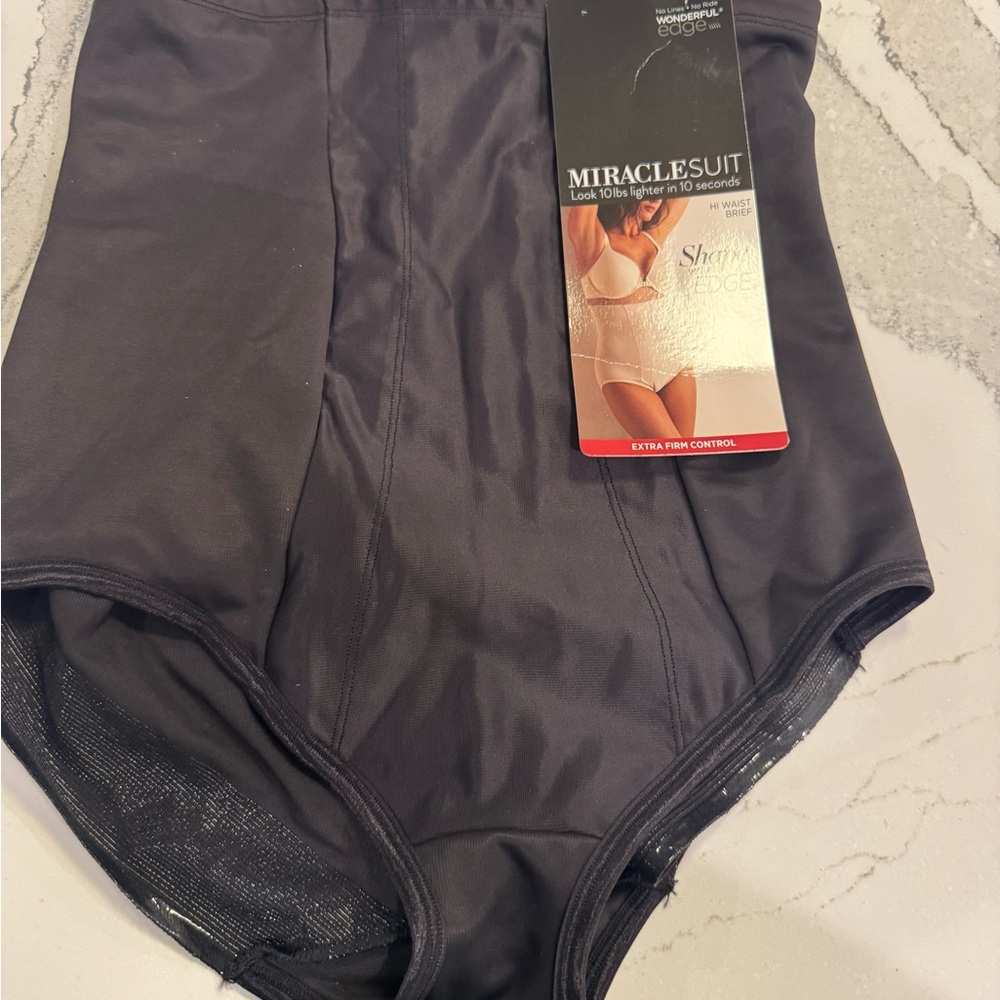 Miraclesuit Black Hi Waist Brief